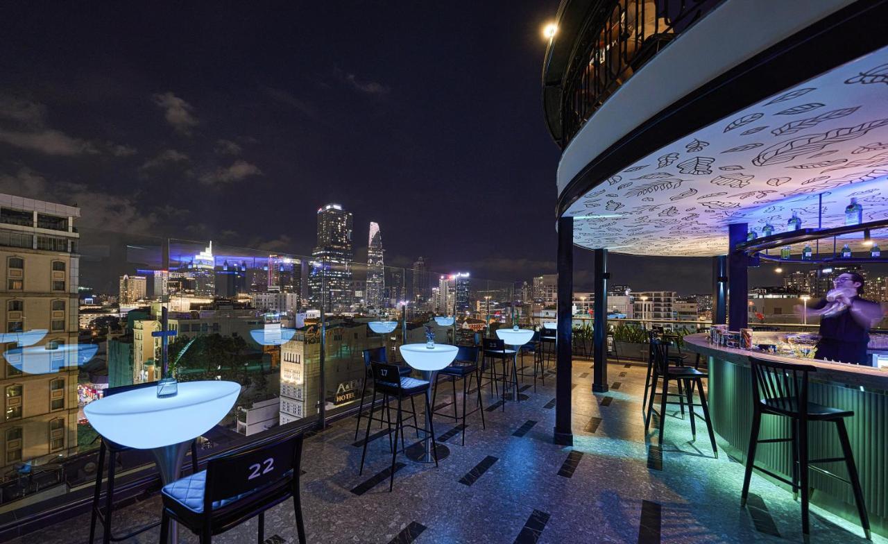 La Siesta Premium Saigon Hotel Ho Chi Minh City Bagian luar foto Sky Bar